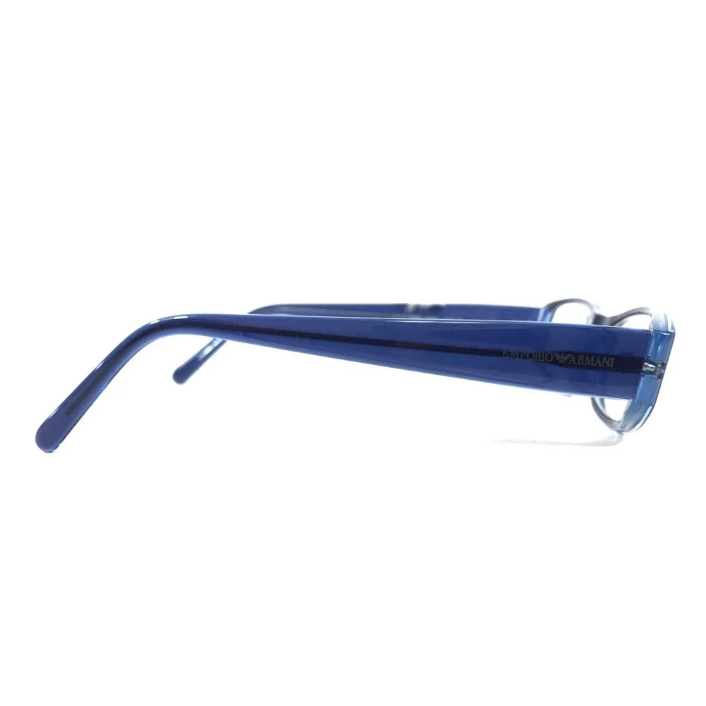 Emporio Armani Eyeglasses Frames 566 414 Blue Rectangular Full Rim 48-18-135